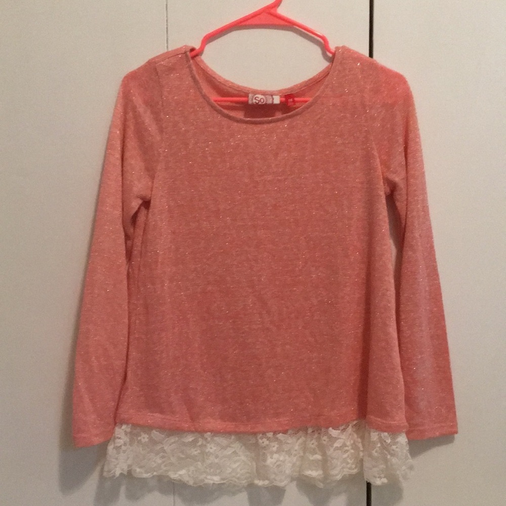 💓 So Girls Sparkle-Lace Tee!